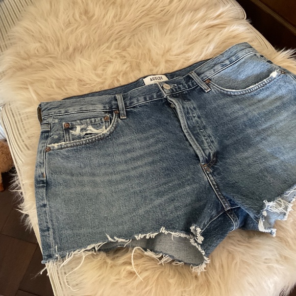 Agolde Parker Vintage Cutoff Button Fly Shorts, Size 32 new - Picture 5 of 6